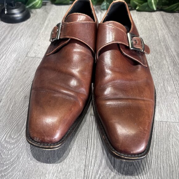 To Boot New York Men\'s 11 Bower Brown Calf Monkstrap Loafer Dress Shoes main image 9